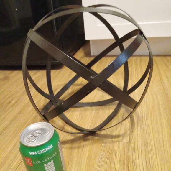 Metal ball decor - color black -obo - Picture 2 of 4